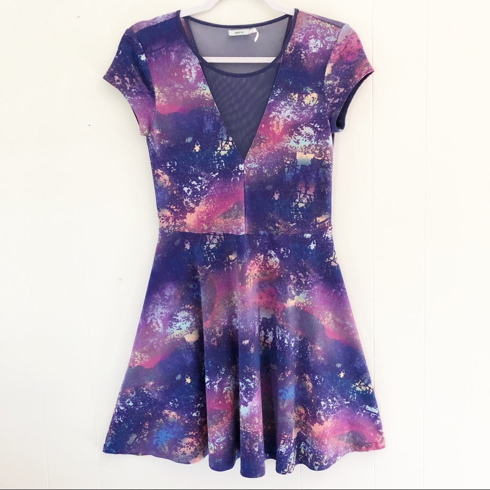 Urban Outfitters Kimchi Blue Galaxy Skater Dress